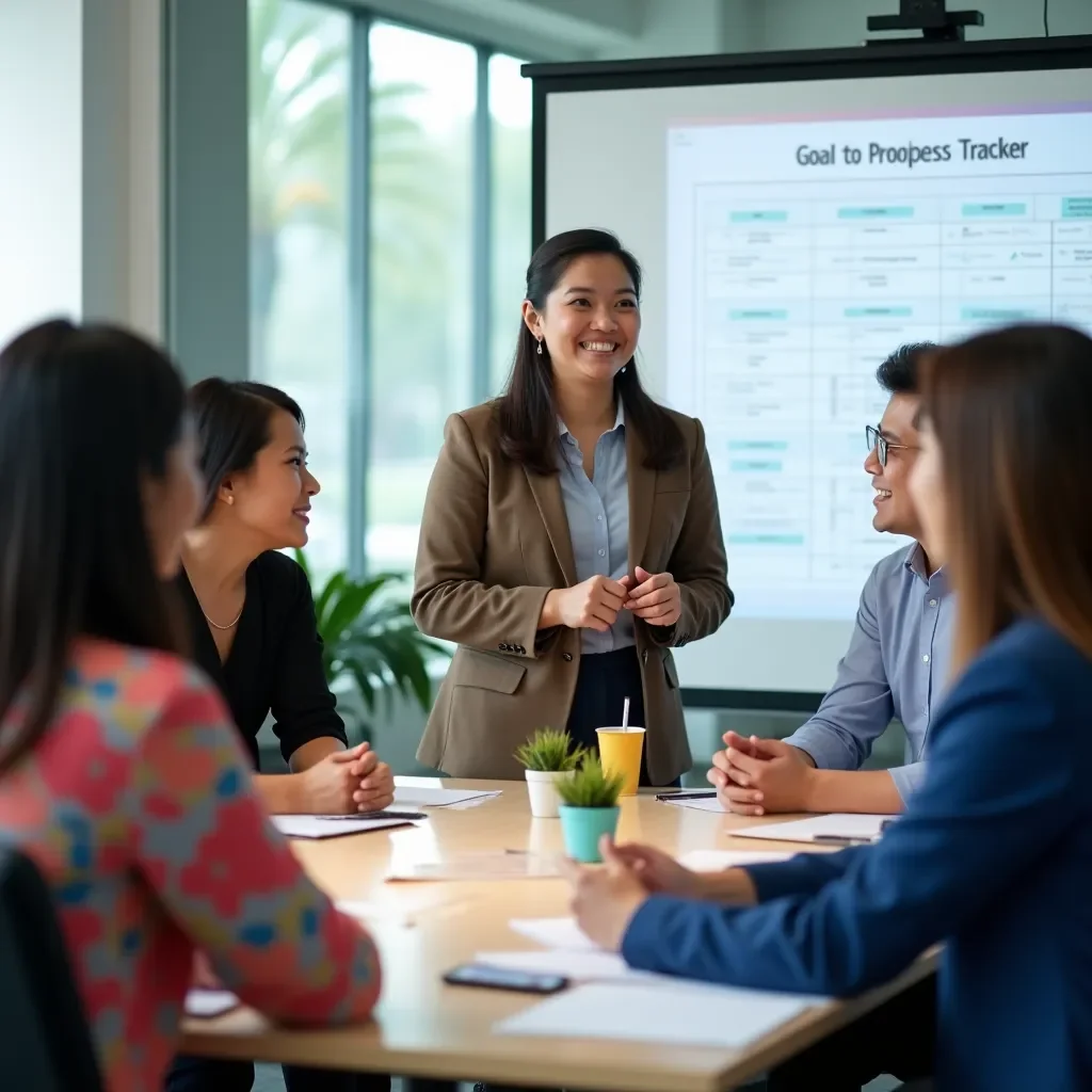 Professional team collaboration